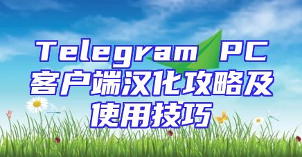 Telegram PC客户端汉化攻略及使用技巧