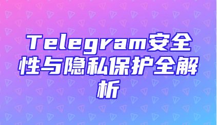 Telegram安全性与隐私保护全解析