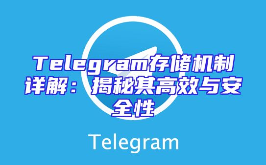 Telegram存储机制详解：揭秘其高效与安全性