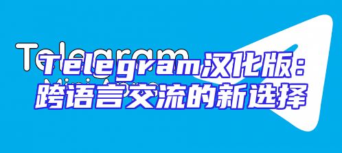 Telegram汉化版：跨语言交流的新选择