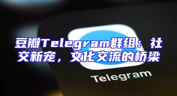 豆瓣Telegram群组：社交新宠，文化交流的桥梁