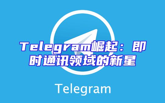 Telegram崛起：即时通讯领域的新星