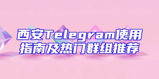 西安Telegram使用指南及热门群组推荐