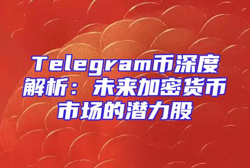 Telegram币深度解析：未来加密货币市场的潜力股