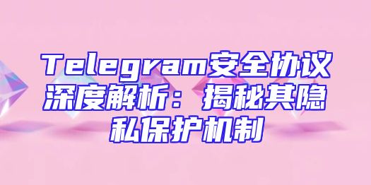 Telegram安全协议深度解析：揭秘其隐私保护机制