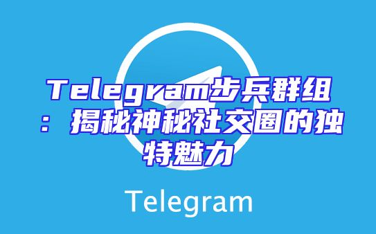 Telegram步兵群组：揭秘神秘社交圈的独特魅力