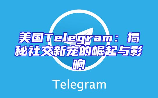 美国Telegram：揭秘社交新宠的崛起与影响