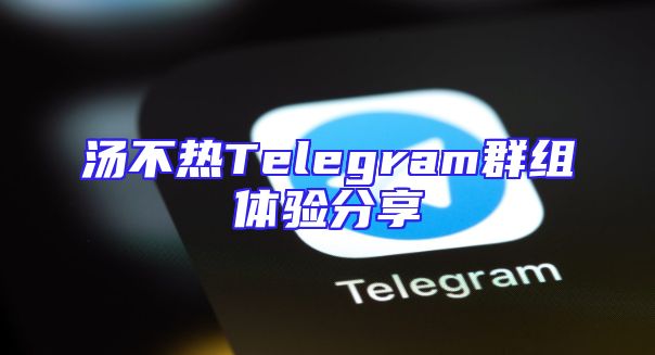 汤不热Telegram群组体验分享