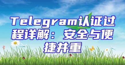 Telegram认证过程详解：安全与便捷并重