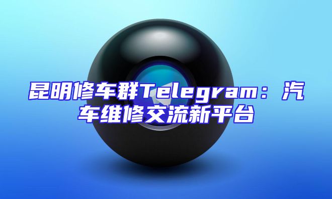 昆明修车群Telegram：汽车维修交流新平台