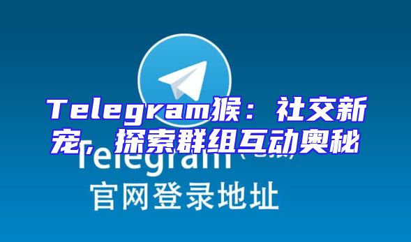 Telegram猴：社交新宠，探索群组互动奥秘