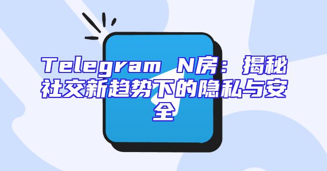 Telegram N房：揭秘社交新趋势下的隐私与安全