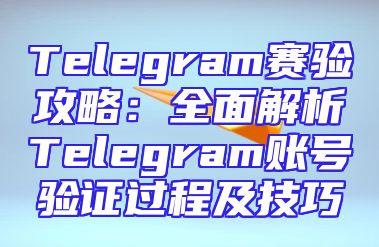 Telegram赛验攻略：全面解析Telegram账号验证过程及技巧