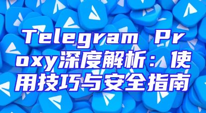 Telegram Proxy深度解析：使用技巧与安全指南