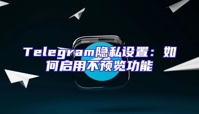 Telegram隐私设置：如何启用不预览功能