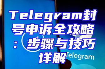 Telegram封号申诉全攻略：步骤与技巧详解