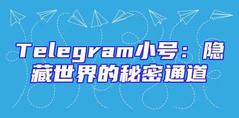 Telegram小号：隐藏世界的秘密通道