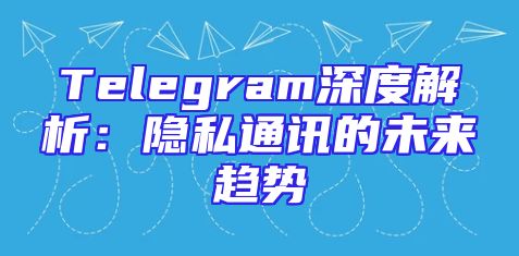 Telegram深度解析：隐私通讯的未来趋势
