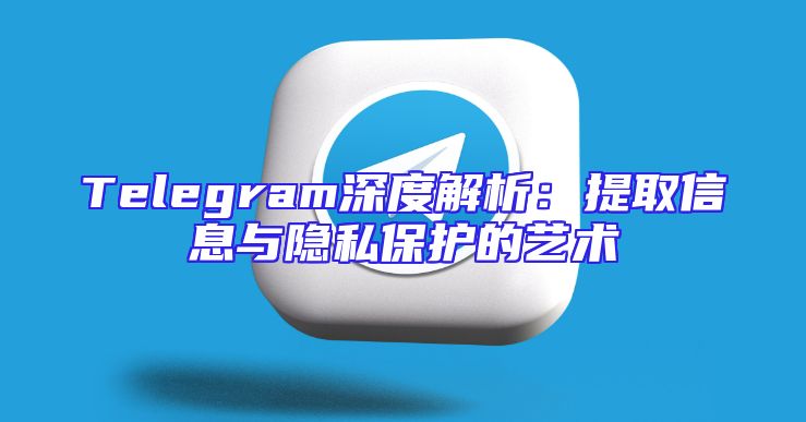 Telegram深度解析：提取信息与隐私保护的艺术