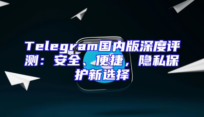 Telegram国内版深度评测：安全、便捷，隐私保护新选择