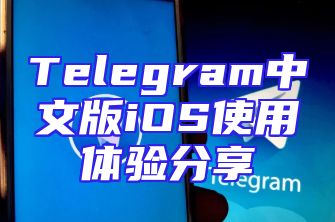Telegram中文版iOS使用体验分享