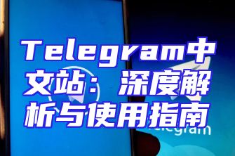Telegram中文站：深度解析与使用指南