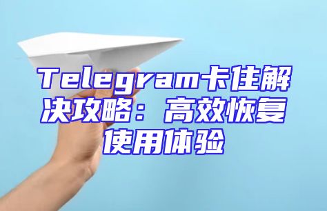 Telegram卡住解决攻略：高效恢复使用体验