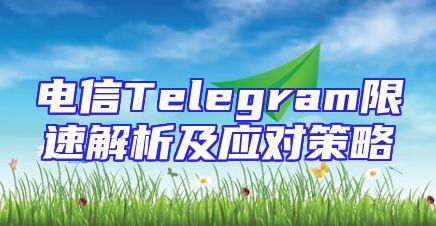 电信Telegram限速解析及应对策略