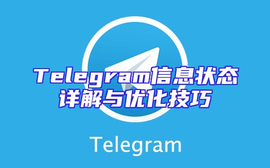 Telegram信息状态详解与优化技巧