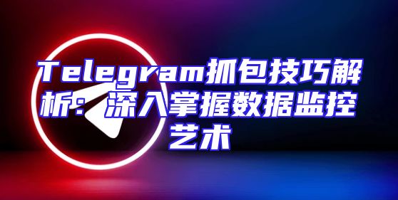 Telegram抓包技巧解析：深入掌握数据监控艺术