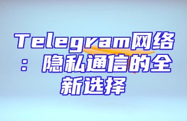 Telegram网络：隐私通信的全新选择