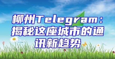 柳州Telegram：揭秘这座城市的通讯新趋势