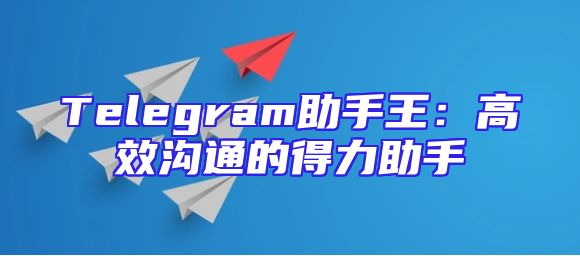 Telegram助手王：高效沟通的得力助手
