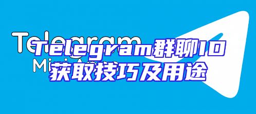 Telegram群聊ID获取技巧及用途