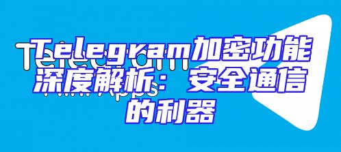 Telegram加密功能深度解析：安全通信的利器