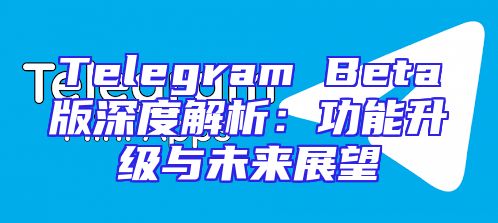 Telegram Beta版深度解析：功能升级与未来展望
