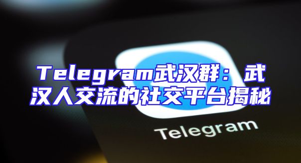 Telegram武汉群：武汉人交流的社交平台揭秘