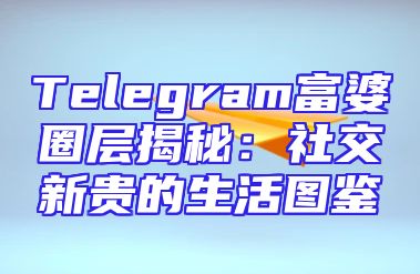 Telegram富婆圈层揭秘：社交新贵的生活图鉴