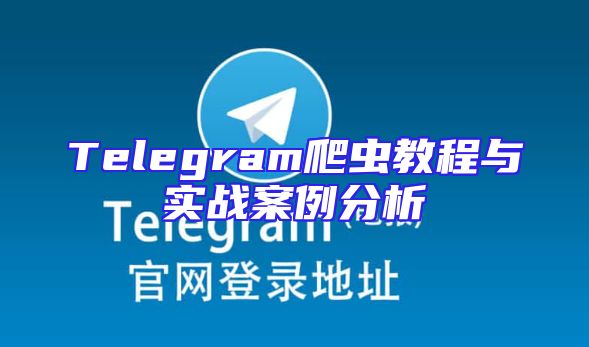 Telegram爬虫教程与实战案例分析