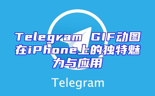Telegram GIF动图在iPhone上的独特魅力与应用