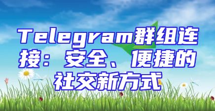 Telegram群组连接：安全、便捷的社交新方式